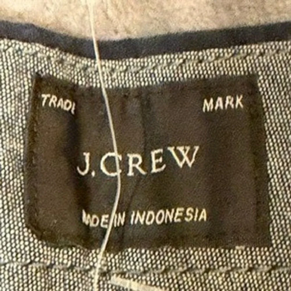 J.Crew Navy Blue Stretch Chino Shorts Mens Size 33x9 Re-Imagined Cotton NEW